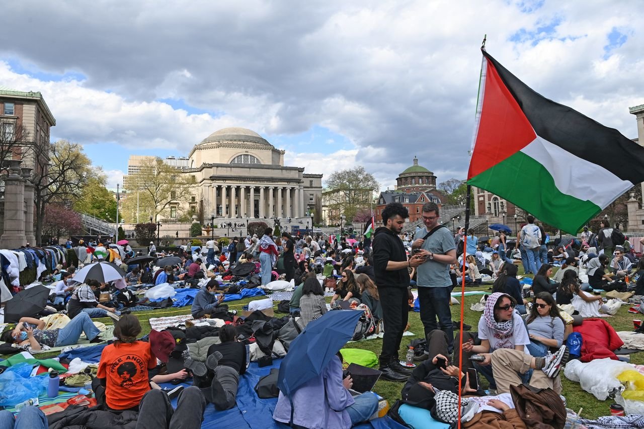 Las protestas en el campus se intensifican: el 'acampamiento de Gaza' de Columbia atrae la atención nacional