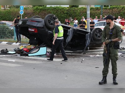 Israeli Minister Itamar Ben-Gvir Slightly Hurt in Car Accident: Video Shows Vehicle Flipped Over
